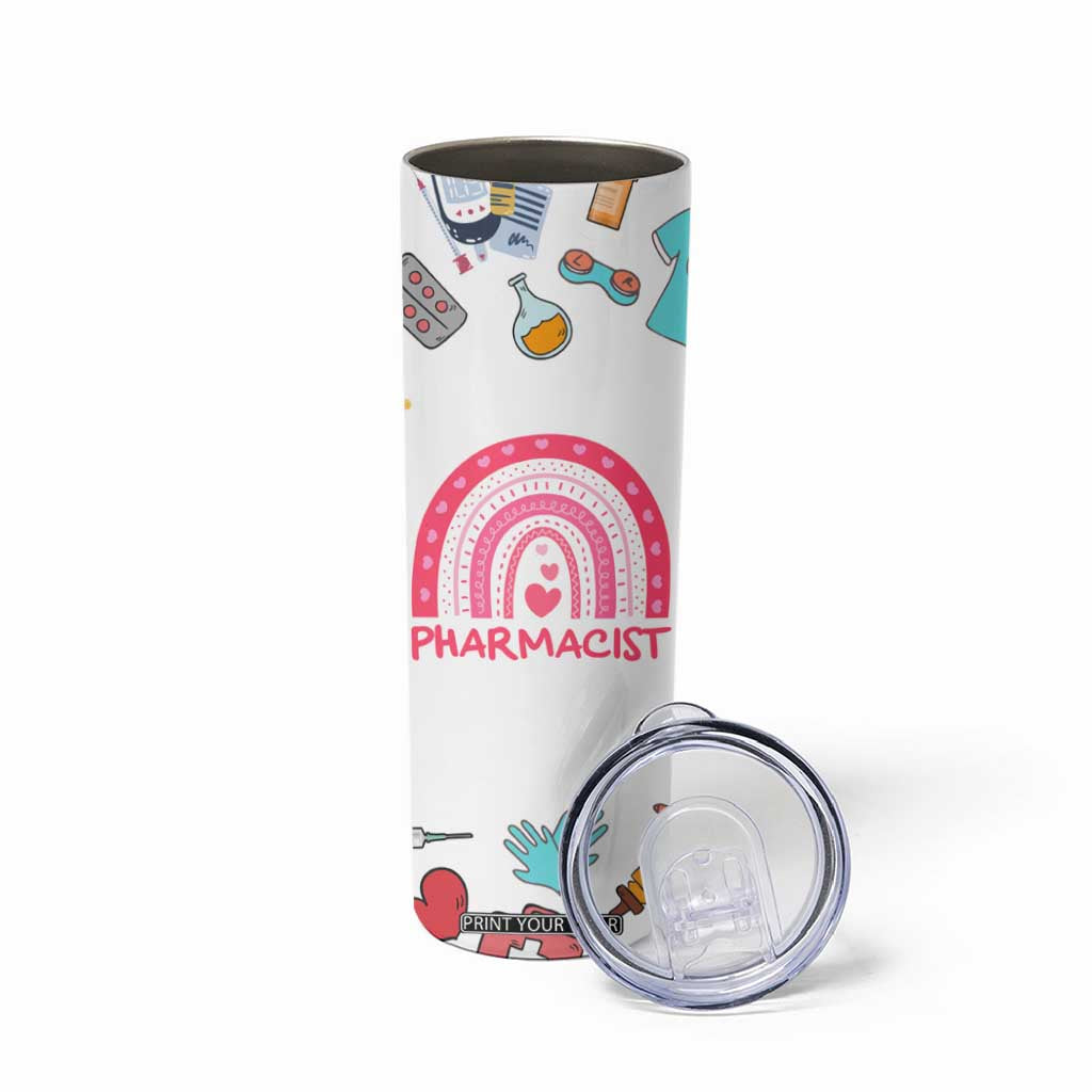 Funny Pharmacist Skinny Tumbler Pharmacy Tech Appreciation Pill Bottle Prescription TB02 Print Your Wear