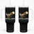 Total Solar Eclipse Dinosaur Tumbler With Handle Solrawr Eclipse April 8 2024 TB02 One Size: 40 oz Black Printyourwear