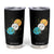 Funny Total Solar Eclipse Tumbler Cup Cute Earth Moon Sun American Totality April 8 2024 TB02 Black Printyourwear