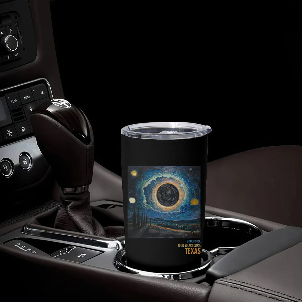 Total Solar Eclipse Tumbler Cup April 8 2024 Starry Night Totality TB02 Printyourwear