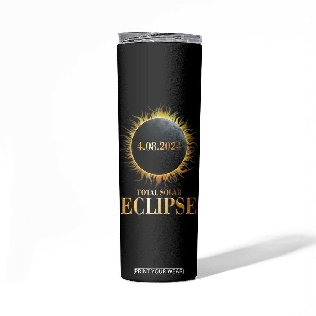 Total Solar Eclipse Skinny Tumbler 8 April 2024 Totality Phenomenon United States TB02 Printyourwear