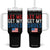 Funny Trump 2024 Tumbler With Handle Let Me Get My Shoes American Flag TB02 One Size: 40 oz Black Print Your Wear