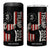 Trump 2024 4 in 1 Can Cooler Tumbler President 45 47 American Betsy Ross Flag TB02 One Size: 16 oz Black Print Your Wear