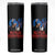 Trump Raised Fist Skinny Tumbler Never Surrender Support President 45 47 TB02 Black Print Your Wear