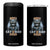 Cool Cat Dad 4 in 1 Can Cooler Tumbler Best Cat Dad Ever Father's Day TB02 One Size: 16 oz Black Print Your Wear