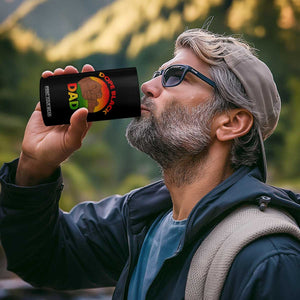 Dope Black Dad 4 in 1 Can Cooler Tumbler Proud Afro Melanin Men Vintage Father's Day TB02 Print Your Wear