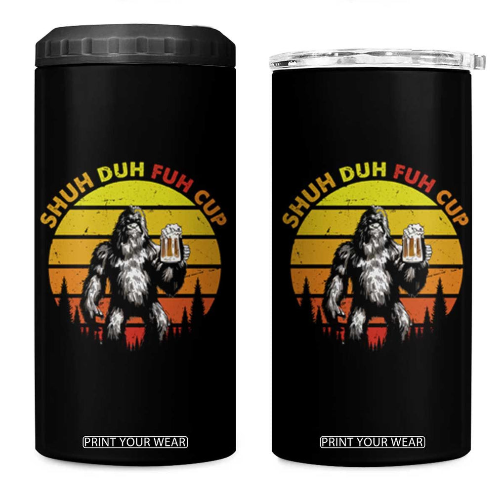 Camping Dad 4 in 1 Can Cooler Tumbler My Favorite Camping Buddies Call Me Dad Vintage Fathers Day TB02 One Size: 16 oz Black Print Your Wear
