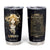 Virgo Zodiac Tumbler Cup Celestial Constellation Astrology Horoscope Galaxy TB02 Black Printyourwear
