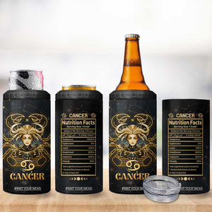 Cancer Zodiac 4 in 1 Can Cooler Tumbler Celestial Constellation Astrology Horoscope Galaxy TB02 Print Your Wear