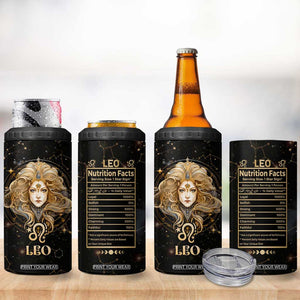 Leo Zodiac 4 in 1 Can Cooler Tumbler Celestial Constellation Astrology Horoscope Galaxy TB02 Print Your Wear