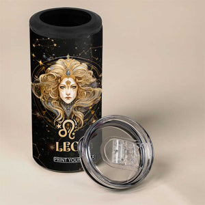 Leo Zodiac 4 in 1 Can Cooler Tumbler Celestial Constellation Astrology Horoscope Galaxy TB02 Print Your Wear