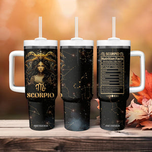 Scorpio Zodiac Tumbler With Handle Celestial Constellation Astrology Horoscope Galaxy TB02 Printyourwear