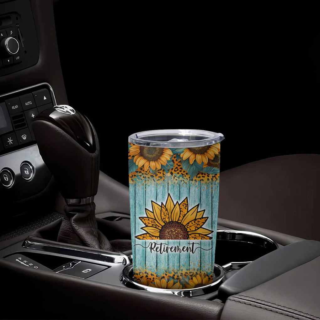 Funny Retirement Gifts For Women Tumbler Cup Retired Every Hour Is A Happy Hour TB09 Print Your Wear