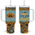 Funny Retirement Gifts For Women Tumbler With Handle Retired Every Hour Is A Happy Hour TB09 One Size: 40 oz Blue Wood Print Your Wear