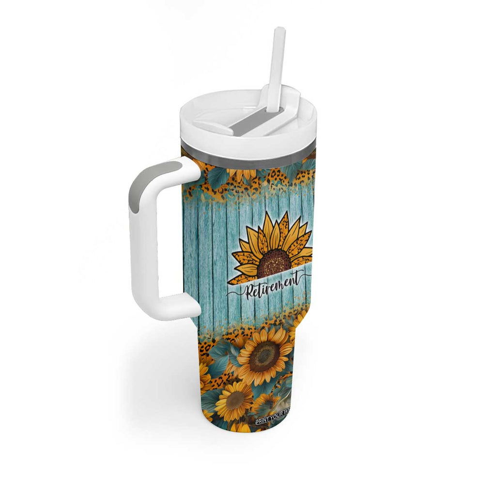 Funny Retirement Gifts For Women Tumbler With Handle Retired Every Hour Is A Happy Hour TB09 Print Your Wear