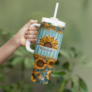 Funny Retirement Gifts For Women Tumbler With Handle Retired Every Hour Is A Happy Hour TB09 Print Your Wear