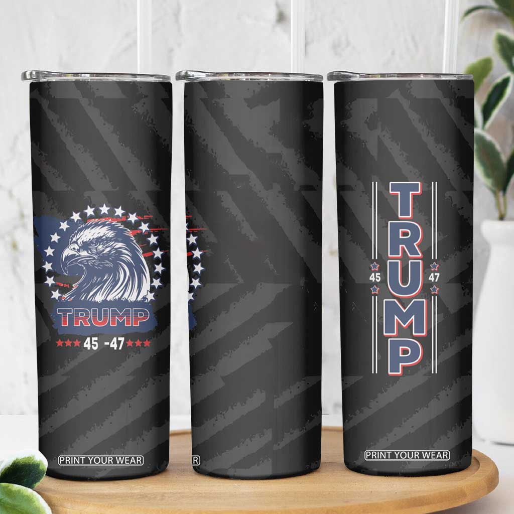 Trump 45 47 Skinny Tumbler Patriotic American Eagle TB09 Print Your Wear