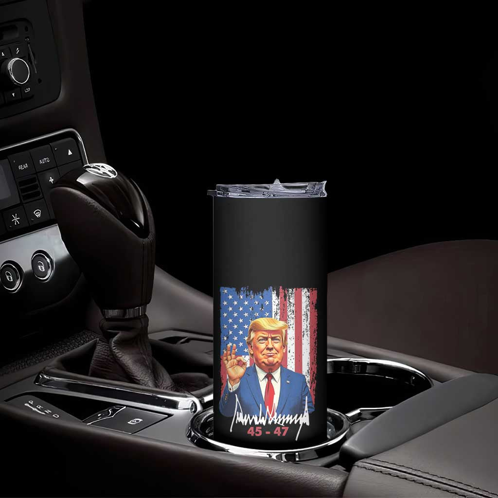 Trump Fan Skinny Tumbler I Love When I Wake Up in the Morning Donald Trump President TB09 Print Your Wear
