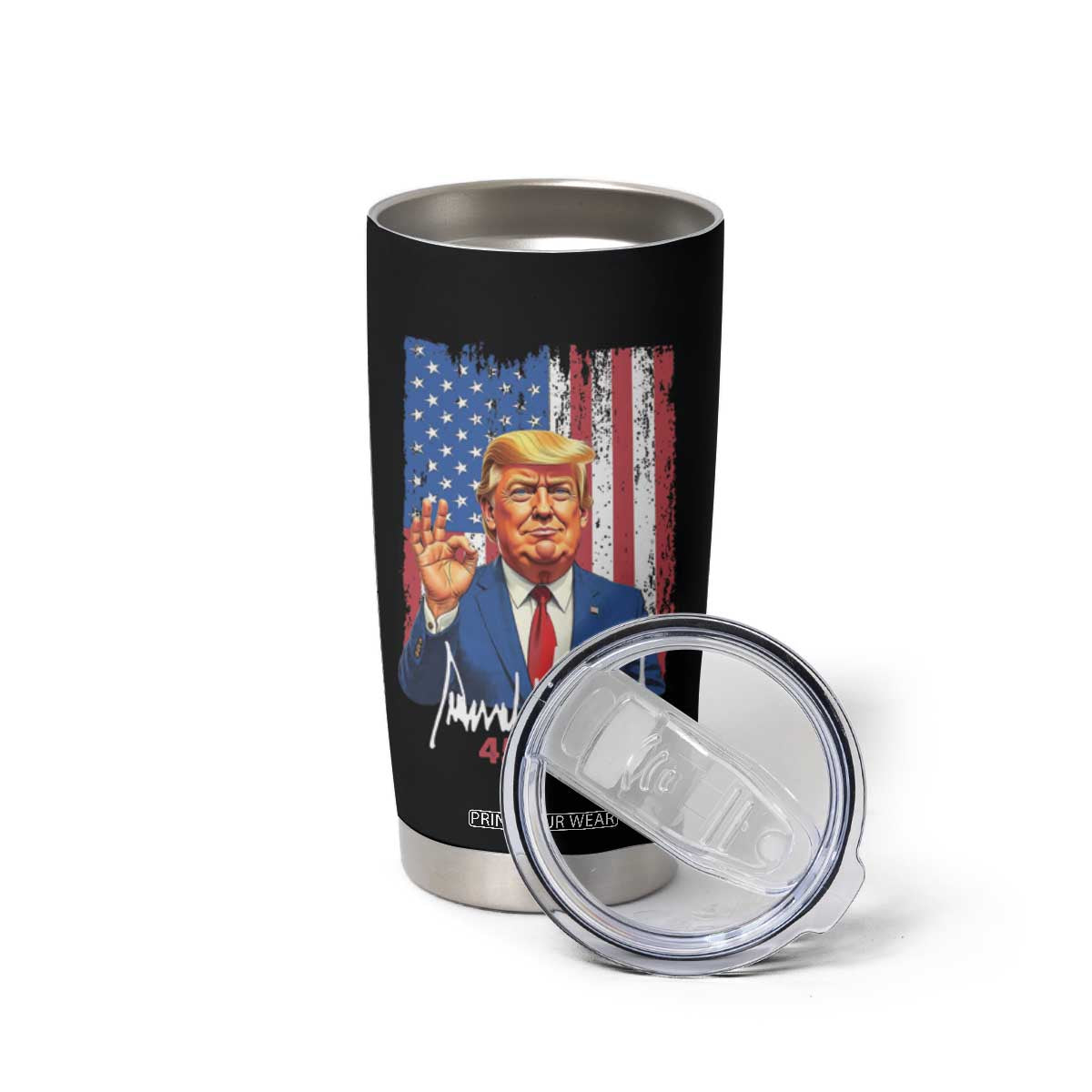 Trump Fan Tumbler Cup I Love When I Wake Up in the Morning Donald Trump President TB09 Print Your Wear