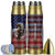 Personalized Eagle American Flag Bullet Tumbler Custom Name Patriotic Gifts For Men TB09 American Flag Print Your Wear
