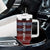 Personalized Eagle American Flag Tumbler With Handle Custom Name Patriotic Gifts For Men TB09 Print Your Wear