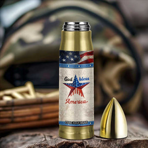 American Patriot Christian Bullet Tumbler God Bless America TB09 Print Your Wear