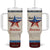 American Patriot Christian Tumbler With Handle God Bless America TB09 One Size: 40 oz Patriotic Print Your Wear