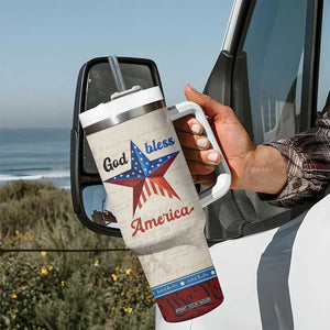 American Patriot Christian Tumbler With Handle God Bless America TB09 Print Your Wear