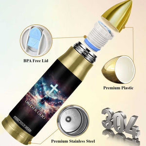 American Patriot Christian Bullet Tumbler One Nation Under God TB09 Print Your Wear