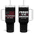 Proud To Be American Tumbler With Handle US Citizen Est 2025 TB09 One Size: 40 oz Black Print Your Wear