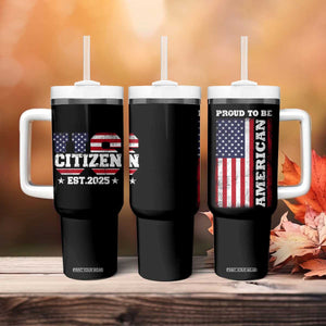 American Patriot Tumbler With Handle US Citizen Est 2025 Proud To Be American TB09 Print Your Wear