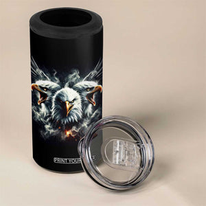 American Patriot 4 in 1 Can Cooler Tumbler Home Of The Free Because Of The Brave TB09 Print Your Wear