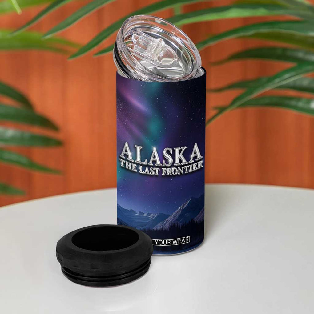 Alaska Aurora 4 in 1 Can Cooler Tumbler The Last Frontier Bear Home TB09 Print Your Wear