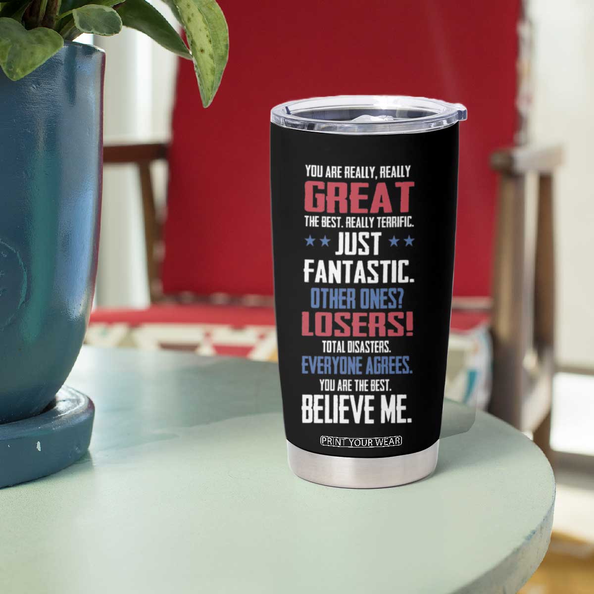 Funny Retired Gifts for Men Tumbler Cup Trump Best Retirement Ever TB09 Print Your Wear