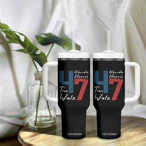 Harris Walz 2024 Tumbler With Handle Kamala Support US President 47 TB09 Print Your Wear