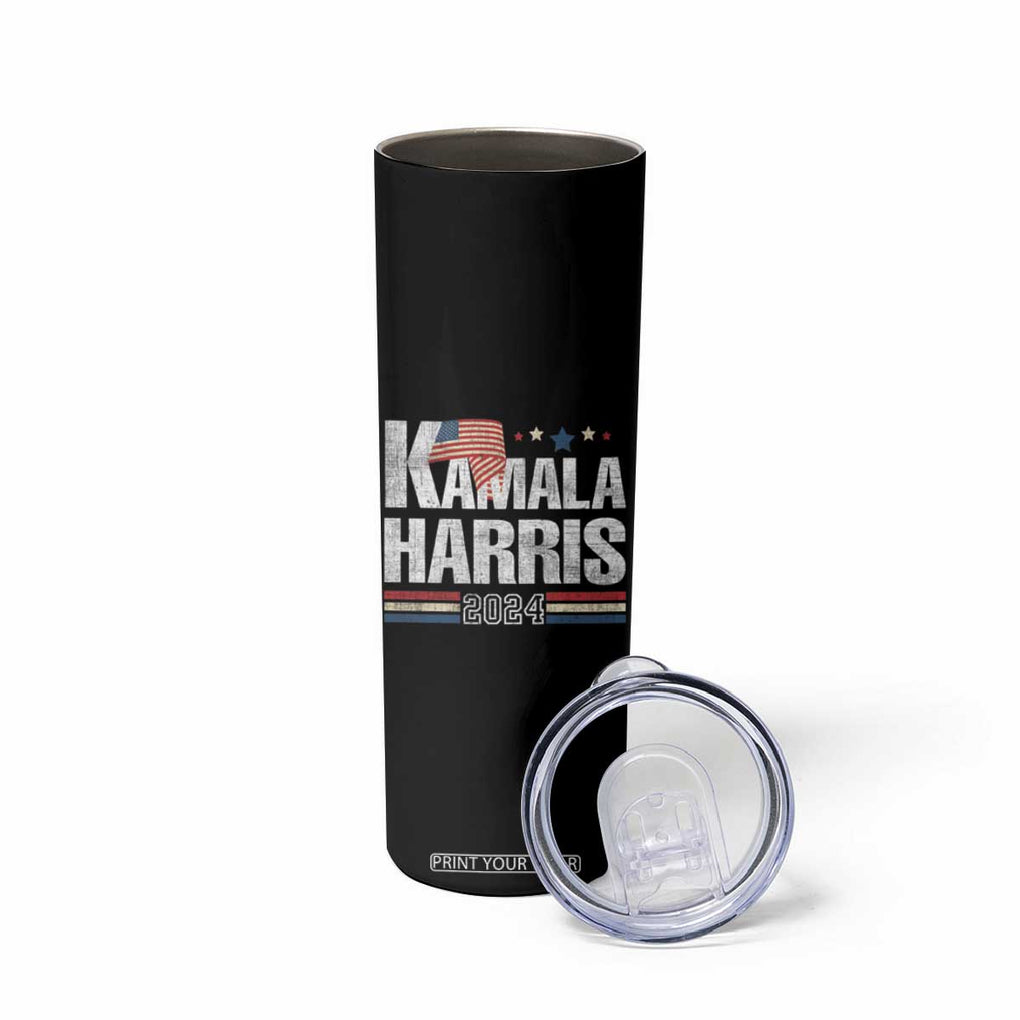 Harris 2024 Skinny Tumbler Kamala Support US President 47 TB09 Print Your Wear