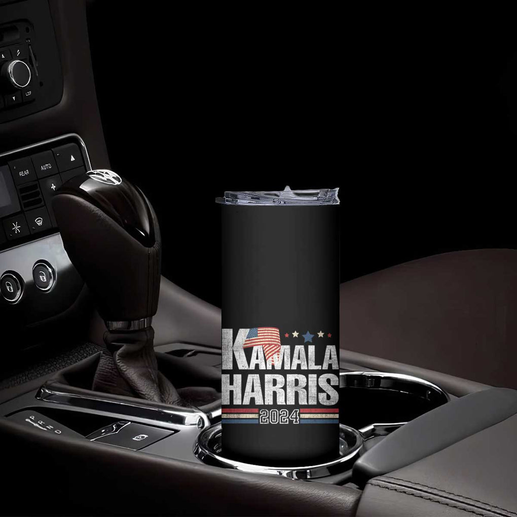 Harris 2024 Skinny Tumbler Kamala Support US President 47 TB09 Print Your Wear