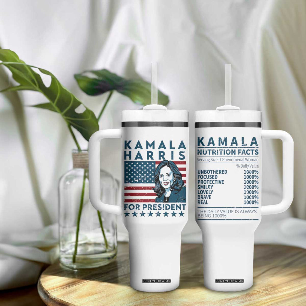 Kamala 2024 Tumbler With Handle Harris For President American Flag TB09 Print Your Wear
