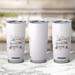 Kamala 2024 Tumbler Cup Madam President Flower Harris Supporter TB09 Print Your Wear