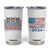 Cat Ladies For Harris 2024 Tumbler Cup Cute Cats Kamala Madam President America Flag TB09 White Print Your Wear