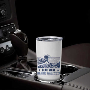 Kamala Blue Wave 2024 Tumbler Cup Cute Cats Wave Harris Walz TB09 Print Your Wear