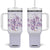 Kamala 2024 Tumbler With Handle US Madam President Flower Harris Supporter TB09 One Size: 40 oz Violet Print Your Wear