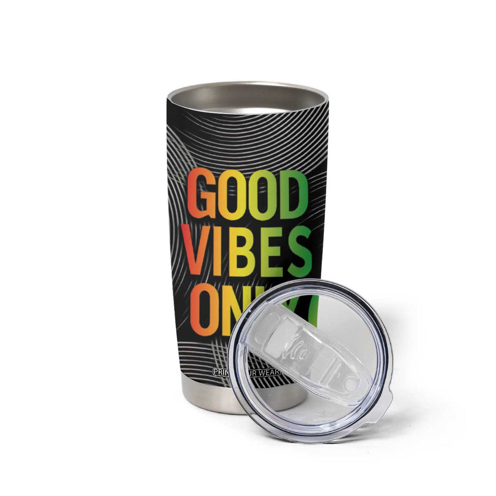 Jamaica Reggae Reggae Tumbler Cup Good Vibe Only TB09 Print Your Wear