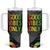 Jamaica Reggae Reggae Tumbler With Handle Good Vibe Only TB09 One Size: 40 oz Black Print Your Wear