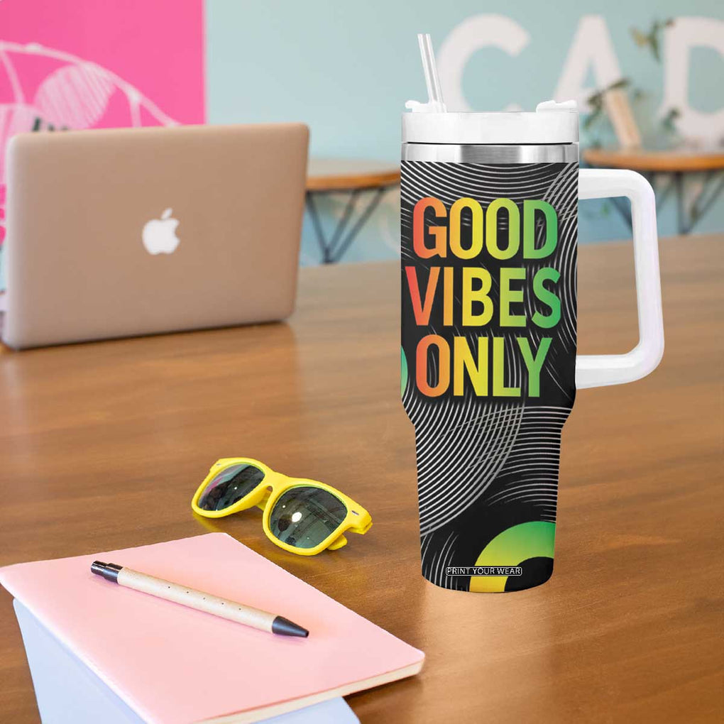 Jamaica Reggae Reggae Tumbler With Handle Good Vibe Only TB09 Print Your Wear