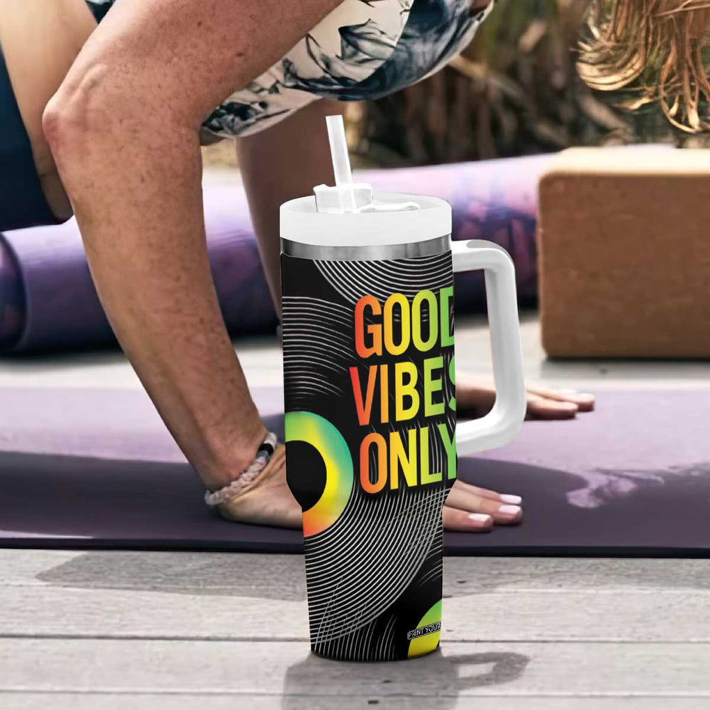 Jamaica Reggae Reggae Tumbler With Handle Good Vibe Only TB09 Print Your Wear