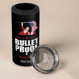 Trump 2024 Bulletproof 4 in 1 Can Cooler Tumbler US President 45 47 America Flag TB09 Print Your Wear
