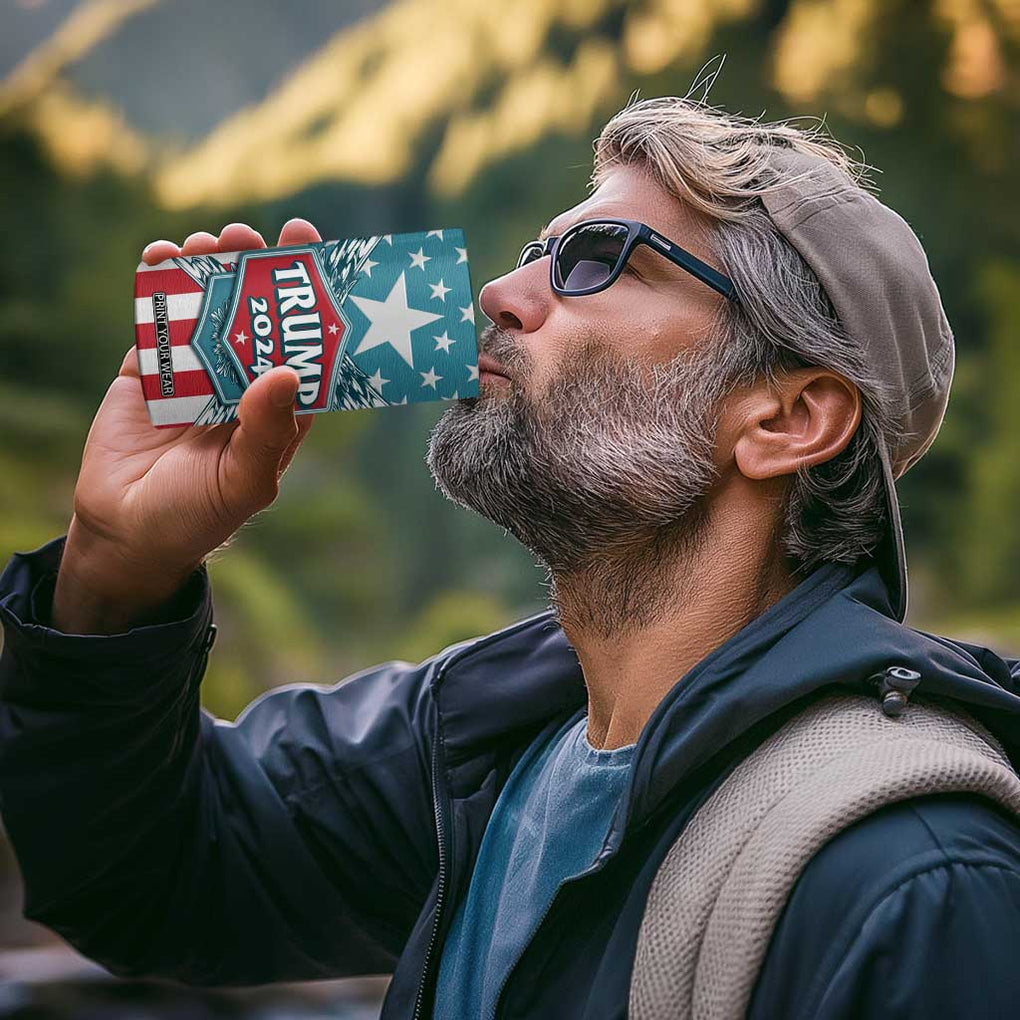 Trump 2024 4 in 1 Can Cooler Tumbler US President 45 47 America Flag TB09 Print Your Wear