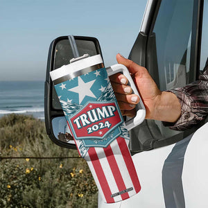 Trump 2024 Tumbler With Handle US President 45 47 America Flag TB09 Print Your Wear