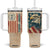 Trump Vance 2024 Tumbler With Handle US President 45 47 Eagle American Flag TB09 One Size: 40 oz Old Paper Print Your Wear